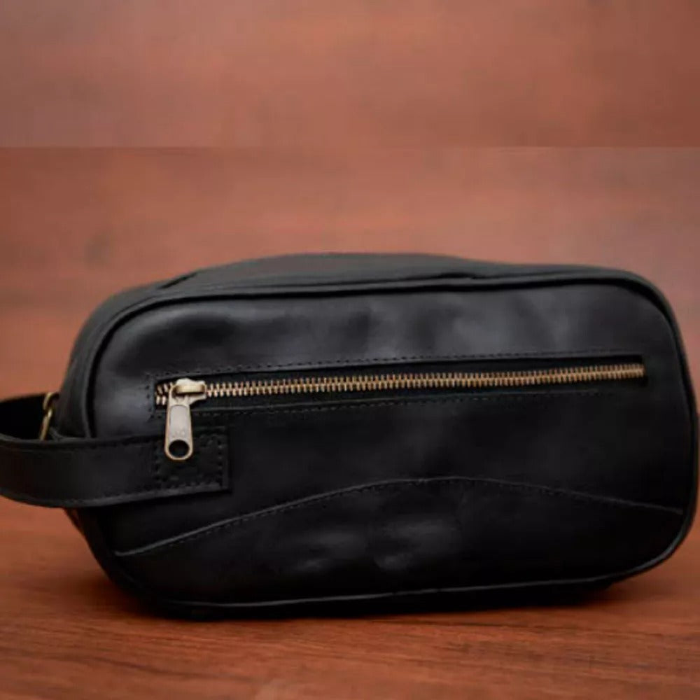 NECESSEIRE OC 2040 ZIP. 18X13CM (CORES PRETO, CAFE E CASTOR)