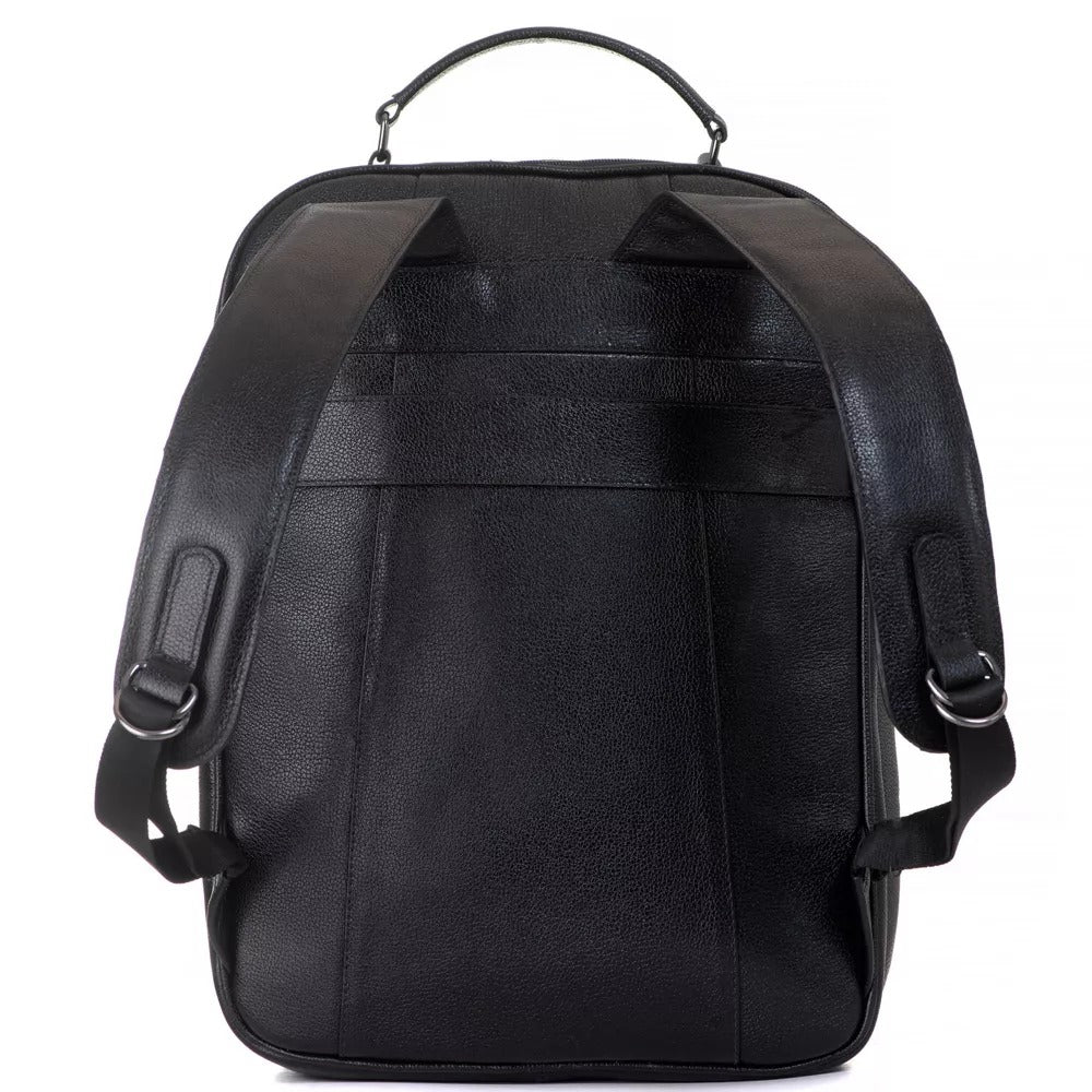 Mochila de Couro Floater com 4 Compartimentos