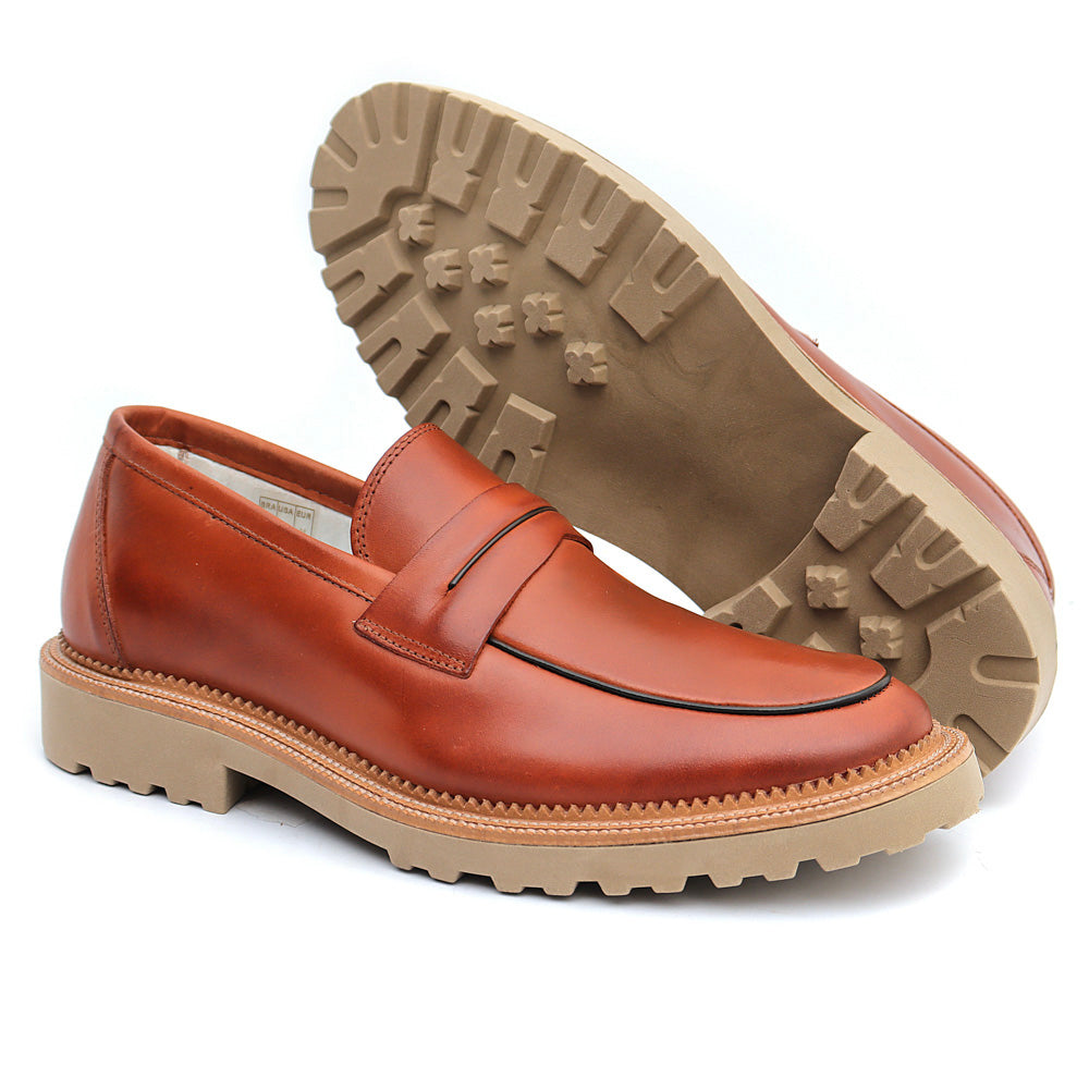 Loafer Casual Viena Castor Preto 20003