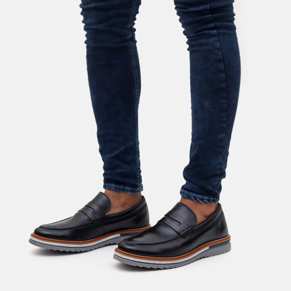 Sapato Loafer Preto Maldivas 2410