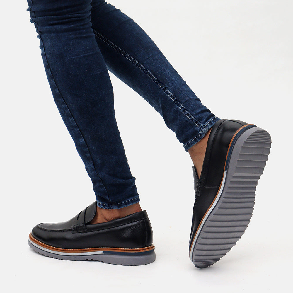 Sapato Loafer Preto Maldivas 2410