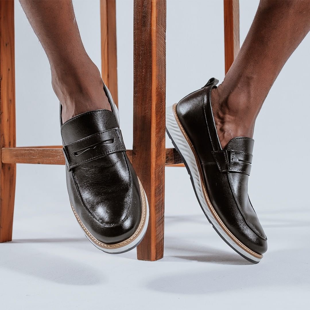 Sapato Loafer Chelsea Preto 9001