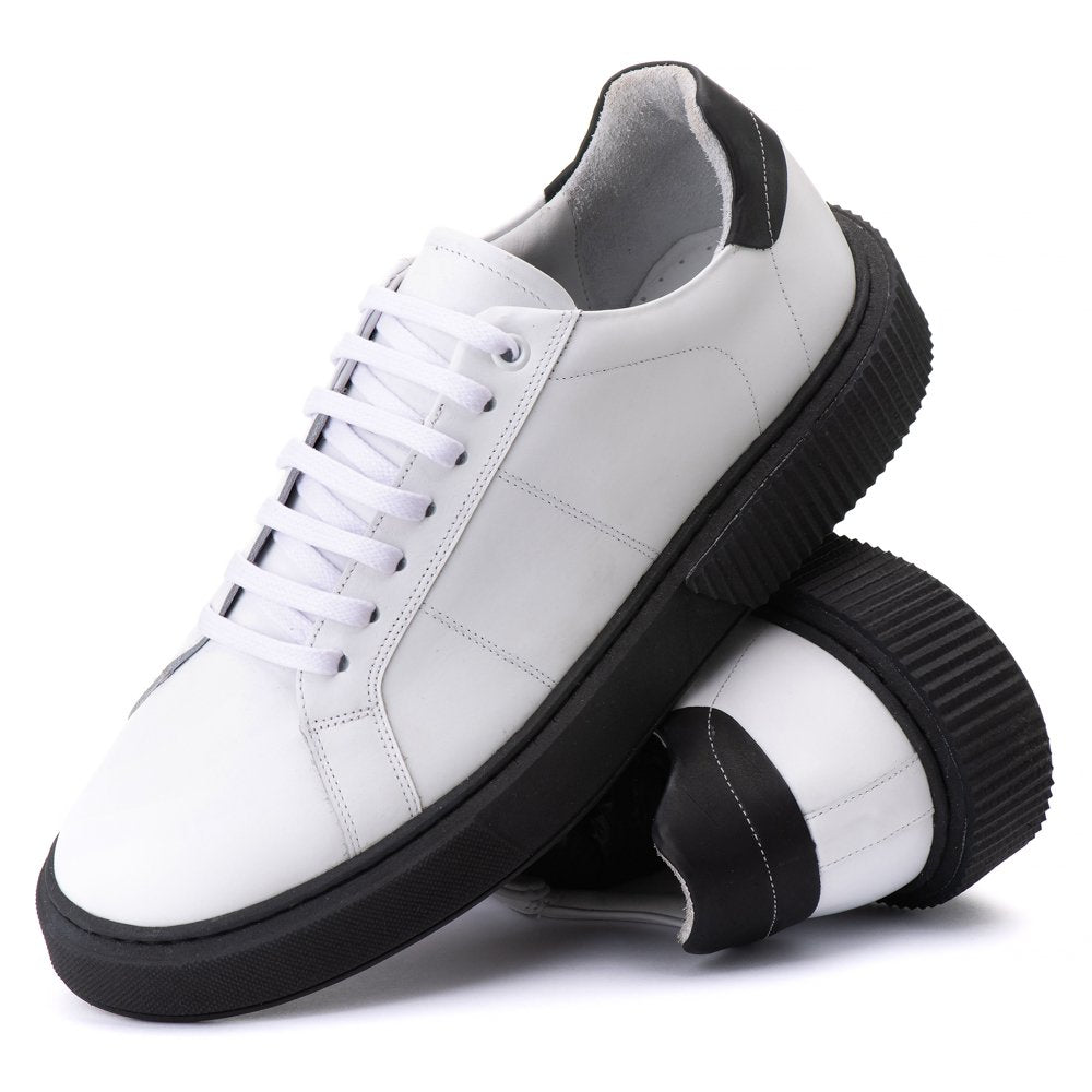 Tenis Casual Londres Branco/Preto 17002
