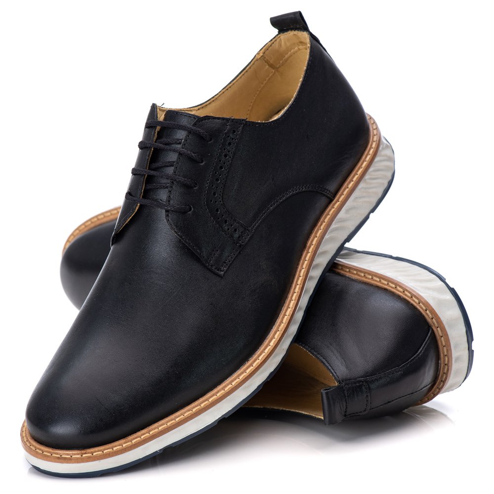 Sapato Derby Chelsea Preto 9004