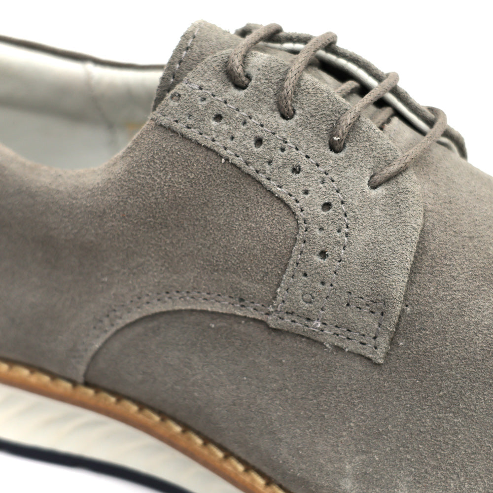 Sapato Derby Chelsea Cinza 9004