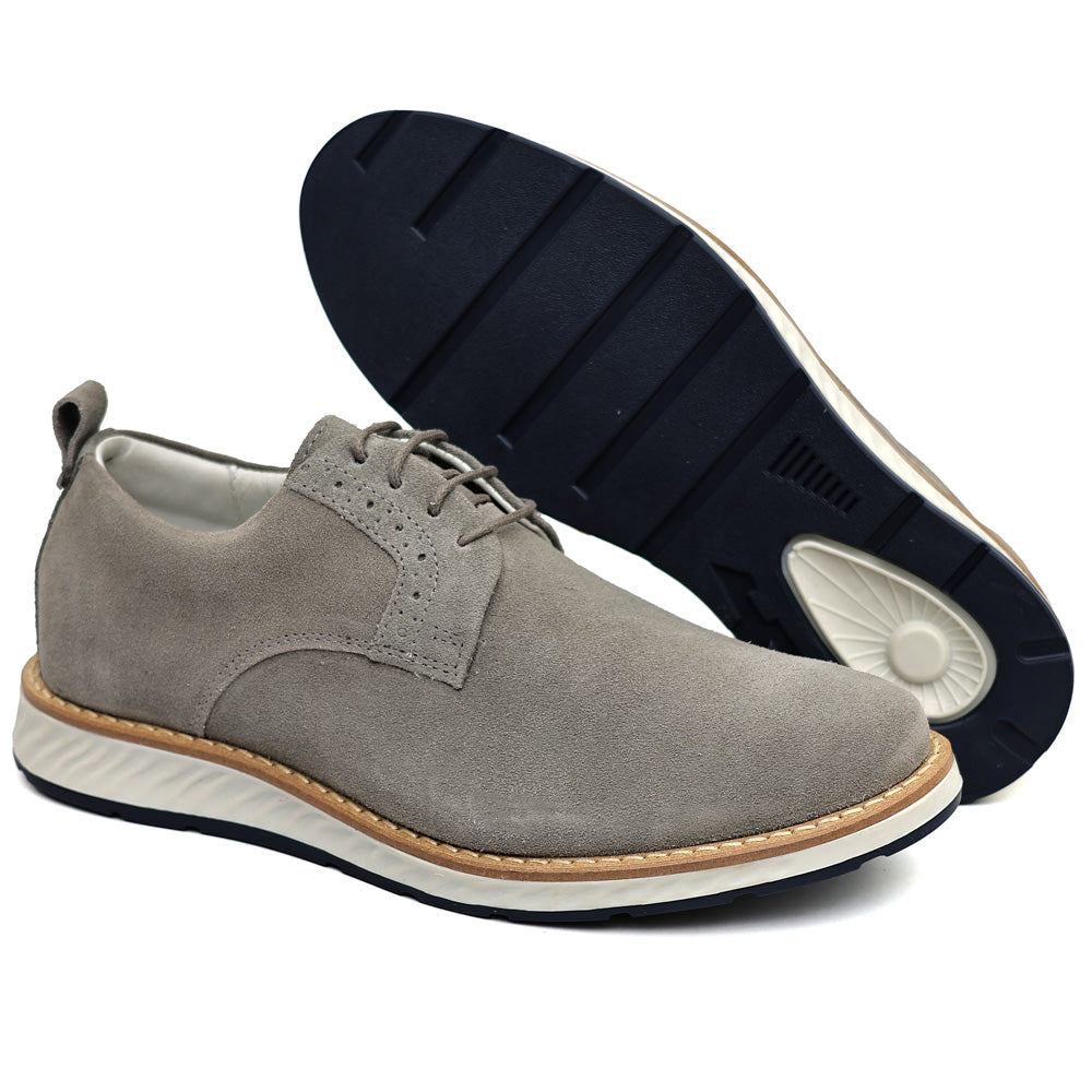 Sapato Derby Chelsea Cinza 9004