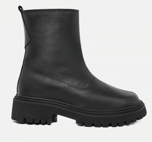BOTA COTURNO FEMININO PRETO MANUELA