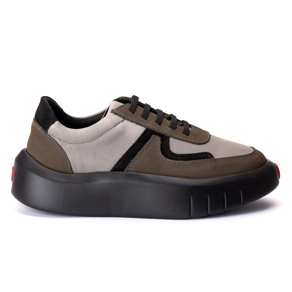 Tenis Casual Hong Kong Selaria Cinza/Nobuck Grafite