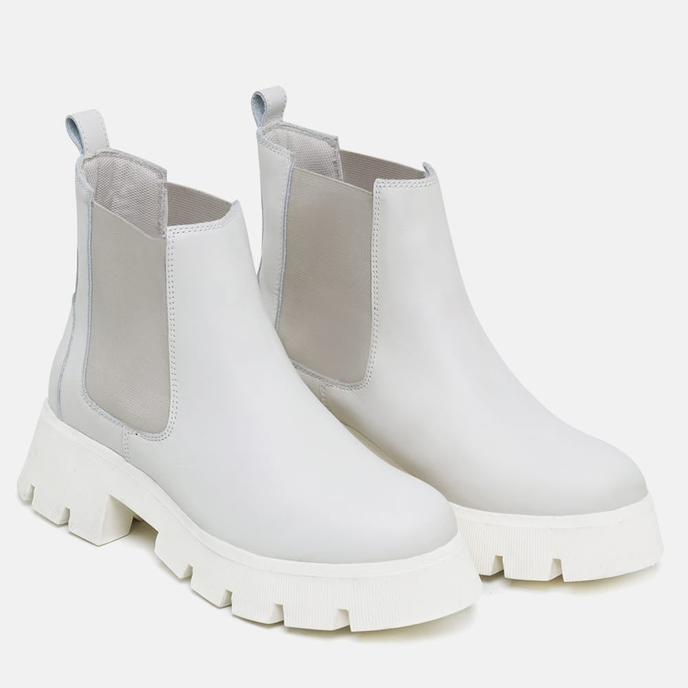 BOTA BOTINA FEMININA VEGA OFF-WHITE