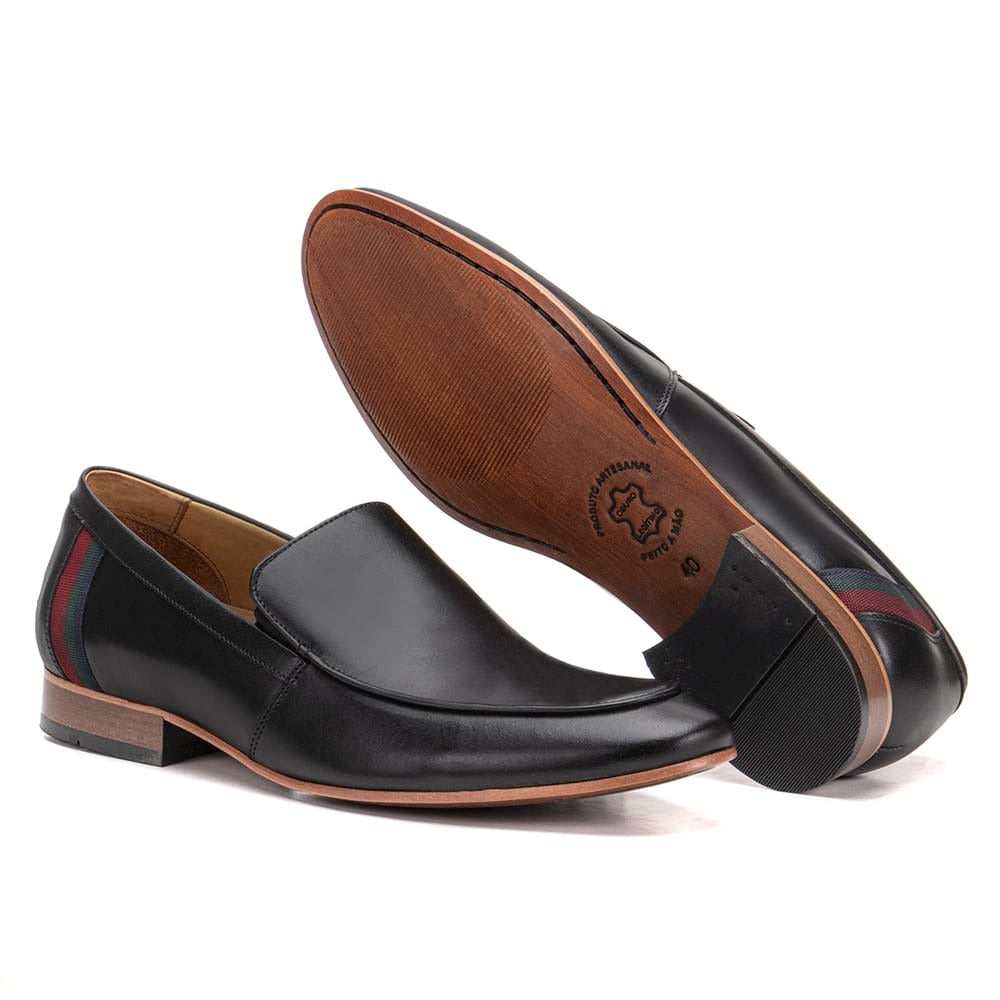 Mocassim Social Masculino Loafer Preto 58877